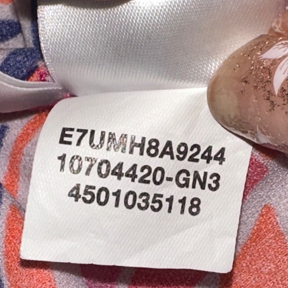 Pappagallo Pink and Orange Floral Tunic - Picture 8 of 13